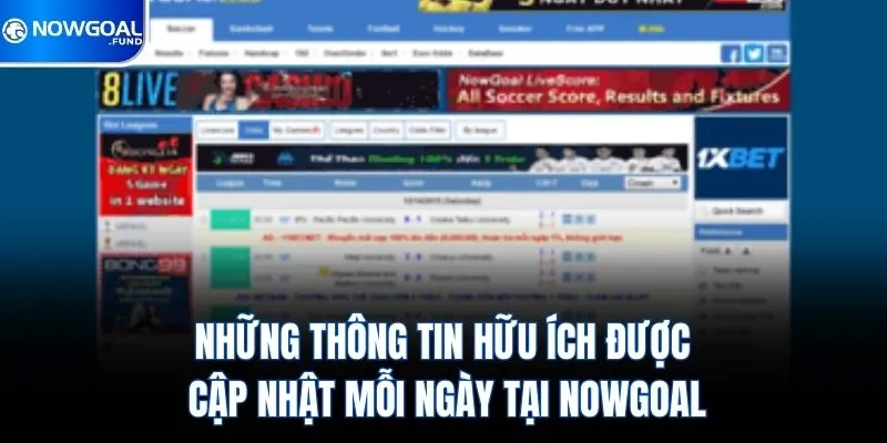 Giới Thiệu Nowgoal 4 Những thông tin hữu ích được cập nhật mỗi ngày tại Nowgoal